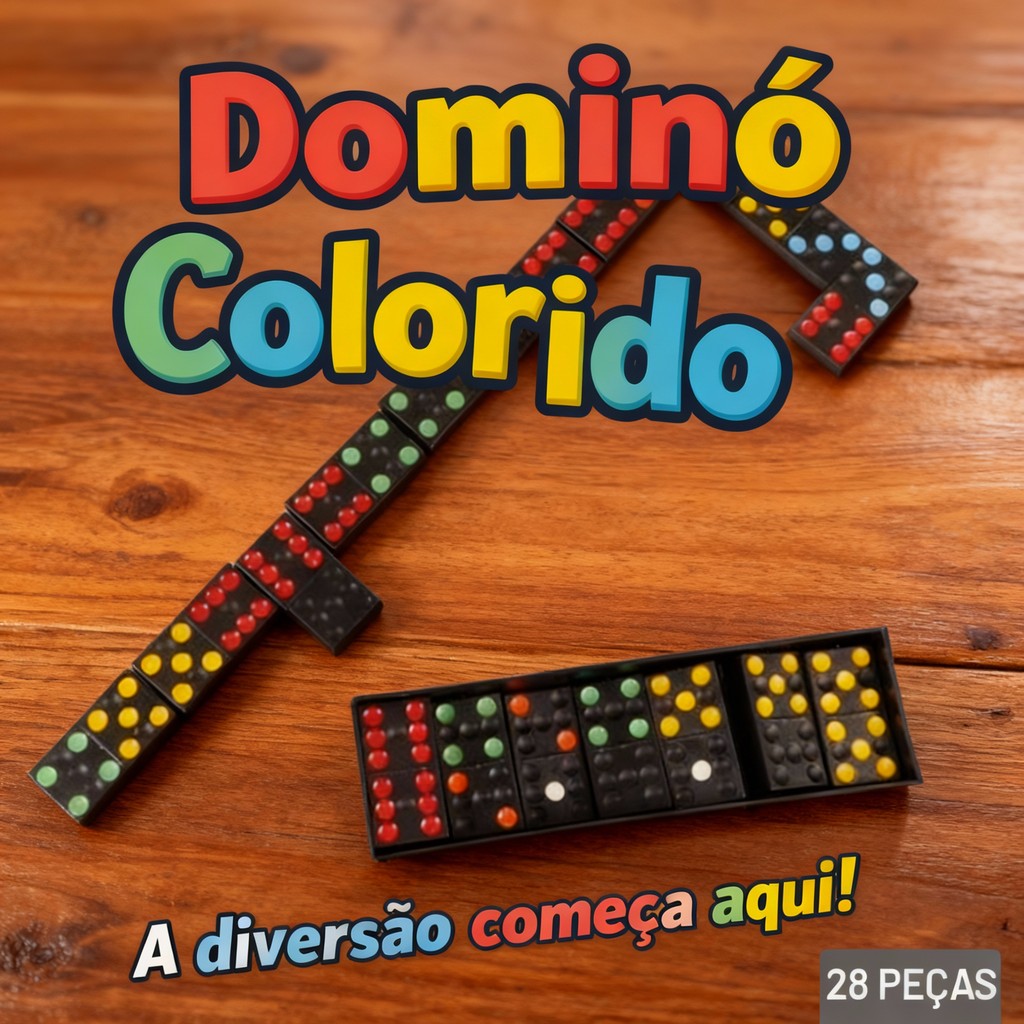 Jogo Dominó Plástico C/ Estojo 28 Peças Jogo de Mesa Tabuleiro Estratégia Para Família Amigos em Oferta na Shopee