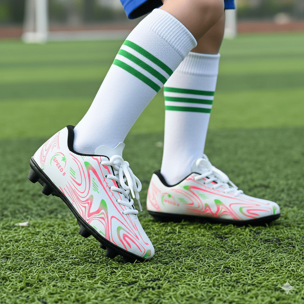 Chuteira Infantil Campo Futebol Confortável Leve e Antiderrapante Original Premium