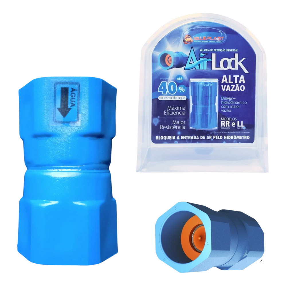 Bloqueador De Ar Redutor De Conta D'água Válvula Bloqueadora