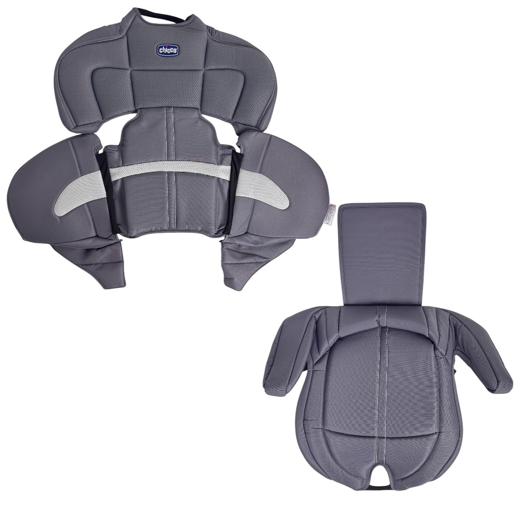ESTOFADO CINZA ESCURO COMPLETO PARA CADEIRA DE CARRO OASYS 2 3 CHICCO