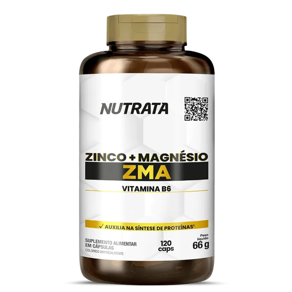 ZMA Pote Com 120 Cápsulas Nutrata em Oferta na Shopee