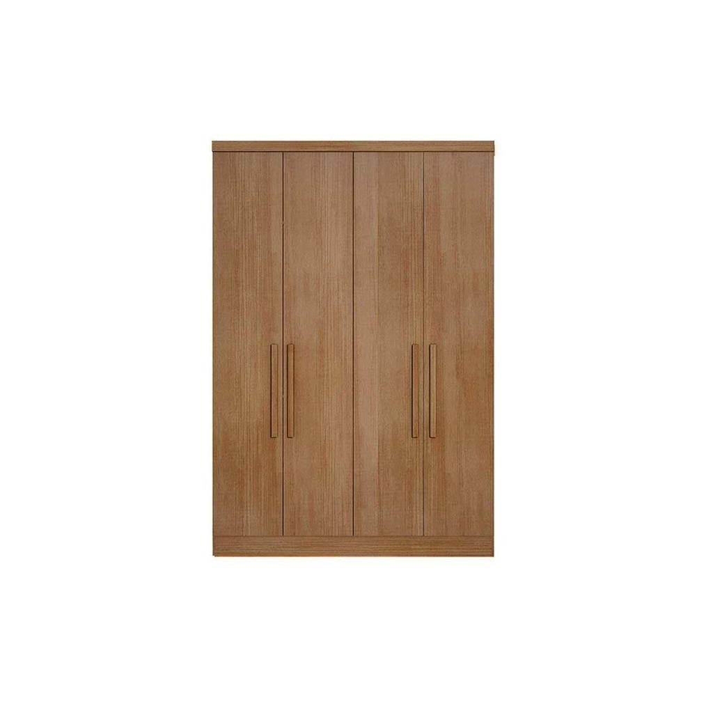 Modulado de Quarto Guarda Roupa c/ 4 Portas e 3 Gavetas Rizon/Linea Cumaru - Novo Horizonte em Oferta na Shopee
