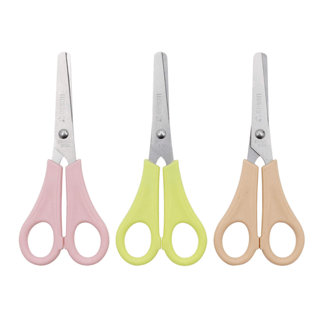Tesoura Escolar Plus Pastel Trend Display com 24 Unidades Leo&Leo Leonora - 72005