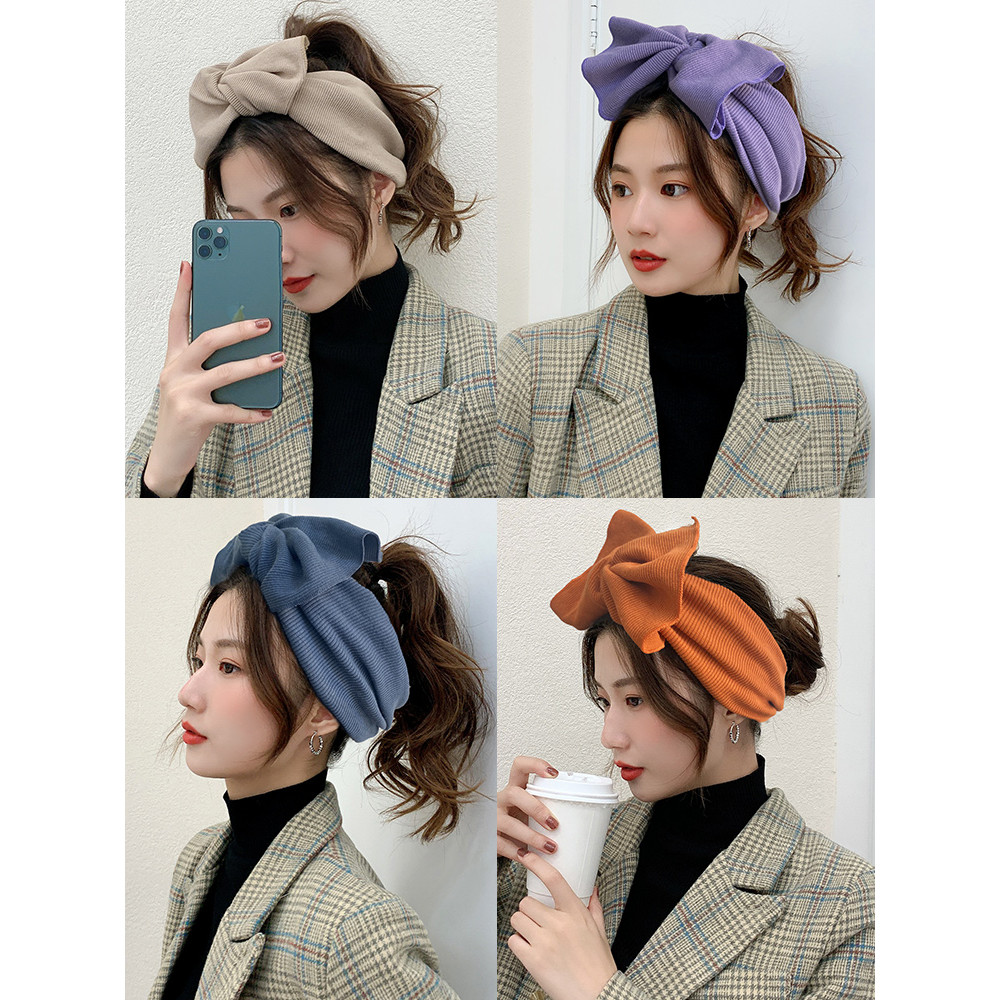 Coreia coreia doce bonito faixa de cabelo rosto lavagem arco faixa de cabelo influenciador All-Match simples imprensa fa
