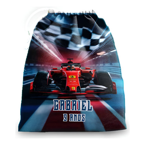 10 Sacolinhas Personalizadas Formula 1 30 cm x 20 cm lembrancinhas festa aniversario 