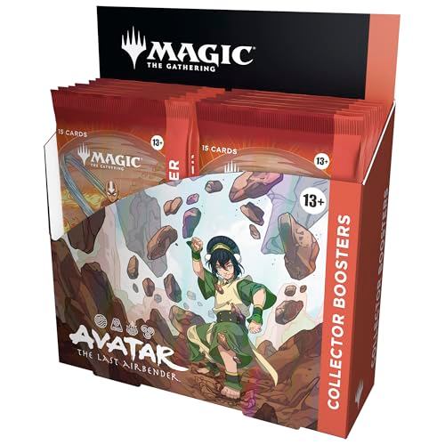 Magic : The Gathering Avatar Legendary Boy An Collector Booster Edição Em Inglês (Caixa Com 12 Pacotes) Cartas Colecionáveis MTG Wizar