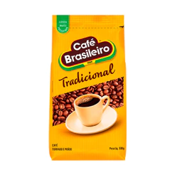 Café Torrado e Moído Tradicional Café Brasileiro Pacote 500g