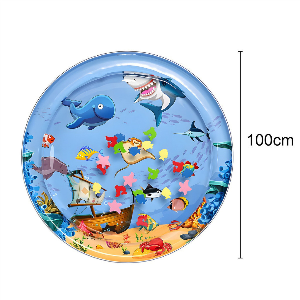 tapete do jogo da água do bebê - água inflável para bebê infantil,Tapete inflável para centro atividades para bebês