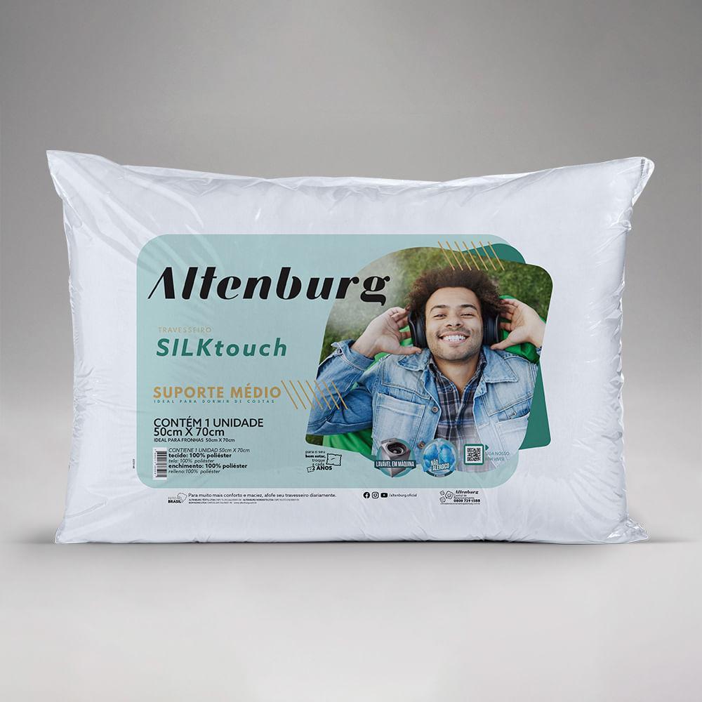 Travesseiro Altenburg Silk Touch 50cm x 70cm em Oferta na Shopee