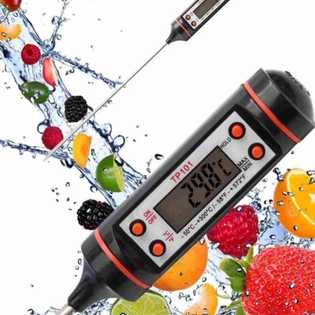 Kit 1/2/3/4 Termômetros Culinário Tipo Espeto Digital De Cozinha