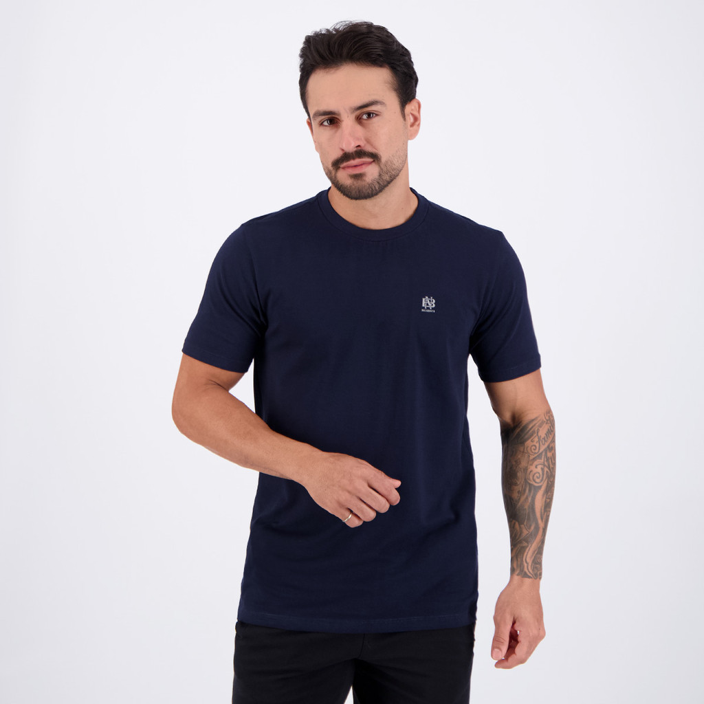 Camiseta Nicoboco Stretch Delos Azul-Marinho em Oferta na Shopee