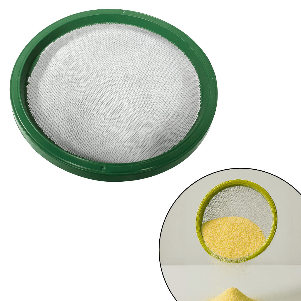 Peneira Fuba 25cm Aro Plástico Arame Galvanizado