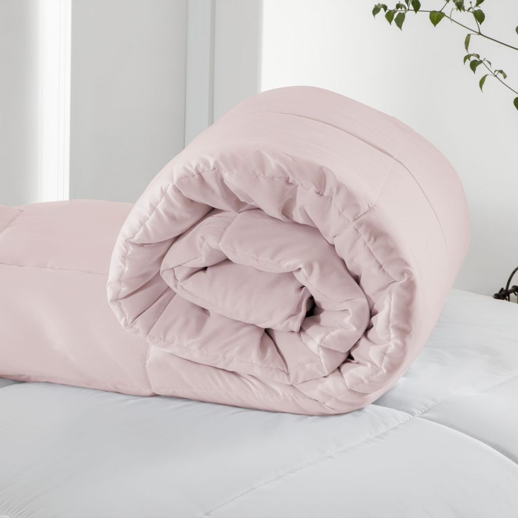 Edredom Microfibra Toque De Petalas Rose em Oferta na Shopee