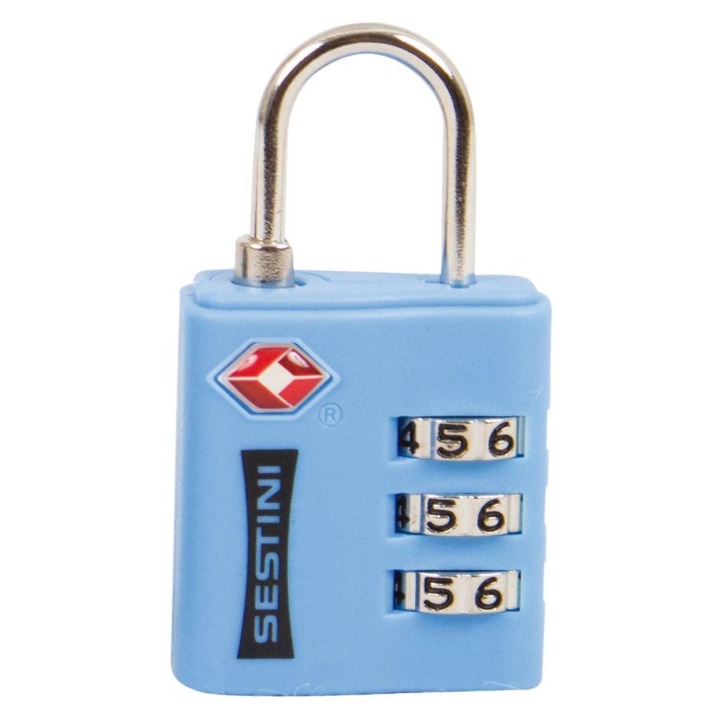 Cadeado TSA com Combinação Azul