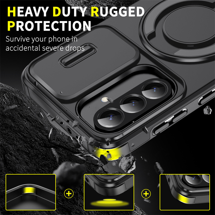 Detalhes do Capa Magnética À Prova De Choque Para Samsung Galaxy A17 A07 A37 A57 A16 A26 A36 A56 A06 A05 A15 A25 A35 A55 A54
