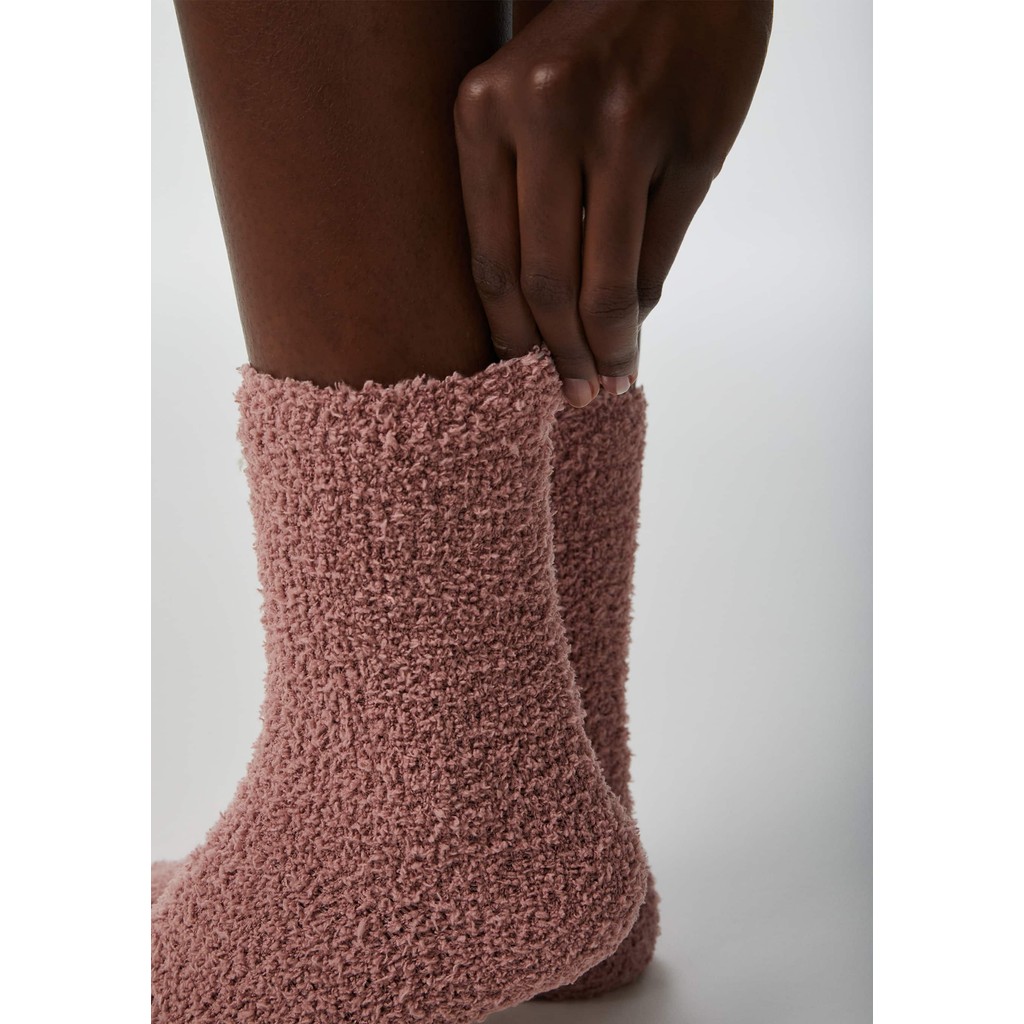 Detalhes do Kit 2 Pares De Meias Unissex Cano Longo Estampadas Em Fleece