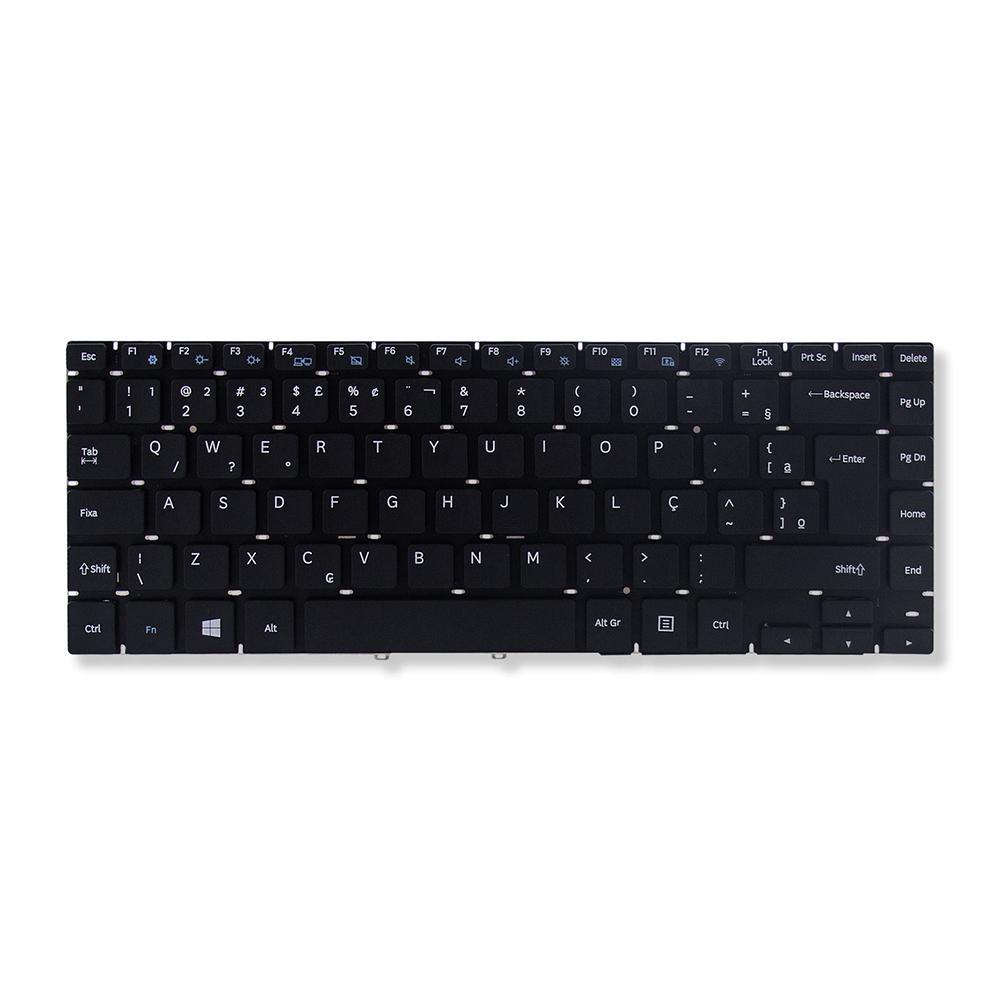 Teclado para Notebook Samsung NP370E4J | Preto ABNT2 em Oferta na Shopee