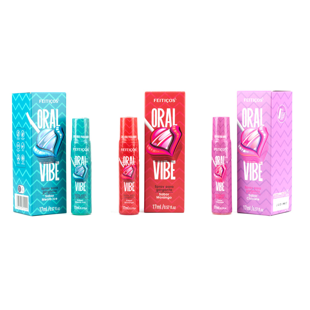 Spray para Garganta - 3 Sabores | Feitiços Oral Vibe
