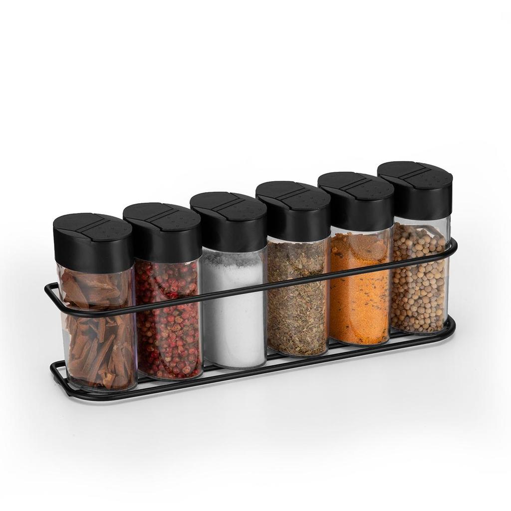 Porta Temperos E Condimentos De Paredes 6 Potes - Arthi em Oferta na Shopee