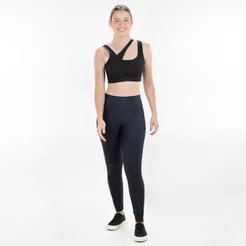 Calça Legging Colcci Sport Perfect Fit Logo Preto - Feminino