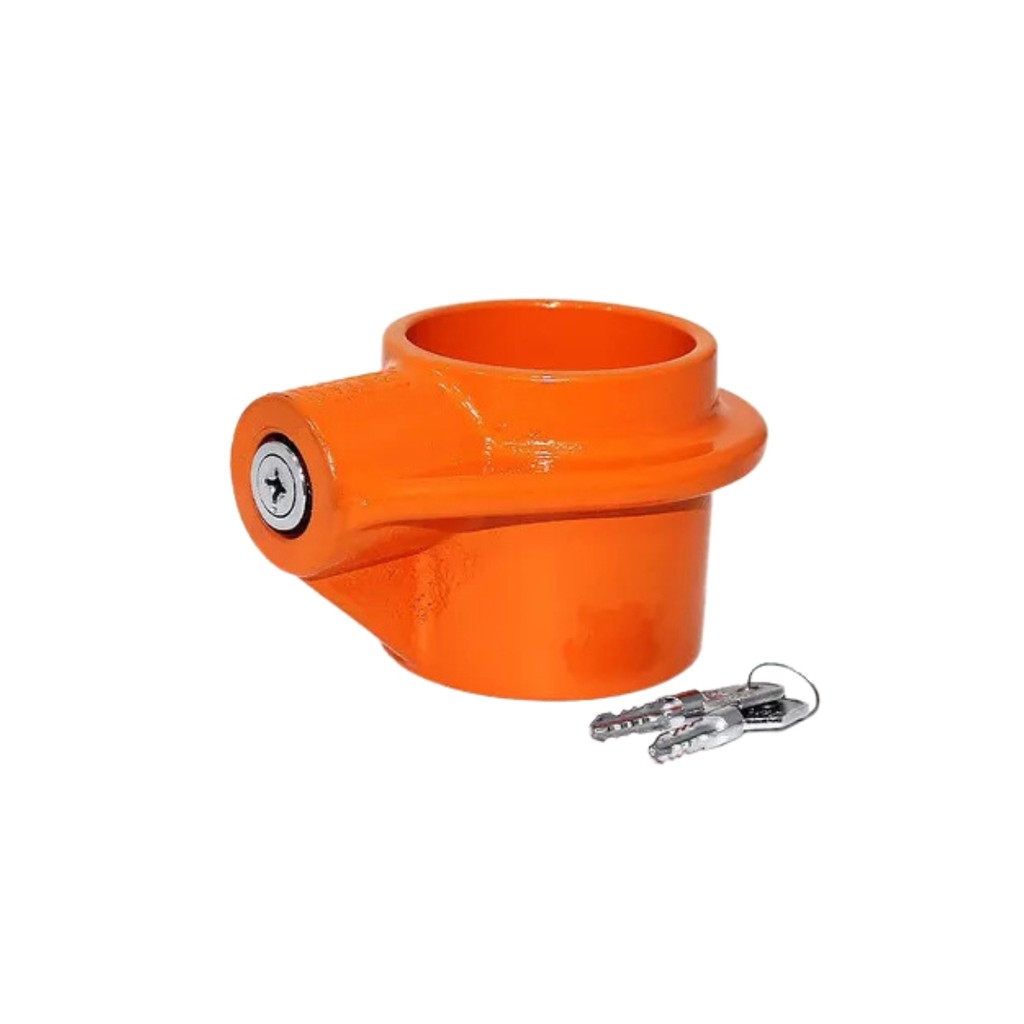 Trava Do Pino Rei Protetor Antifurto (Laranja) Universal