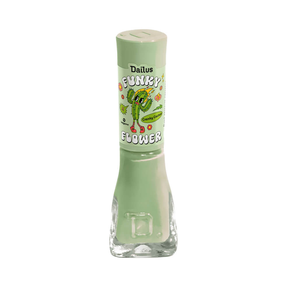 Esmalte Dailus Funky Flower Cranky Cactus em Oferta na Shopee