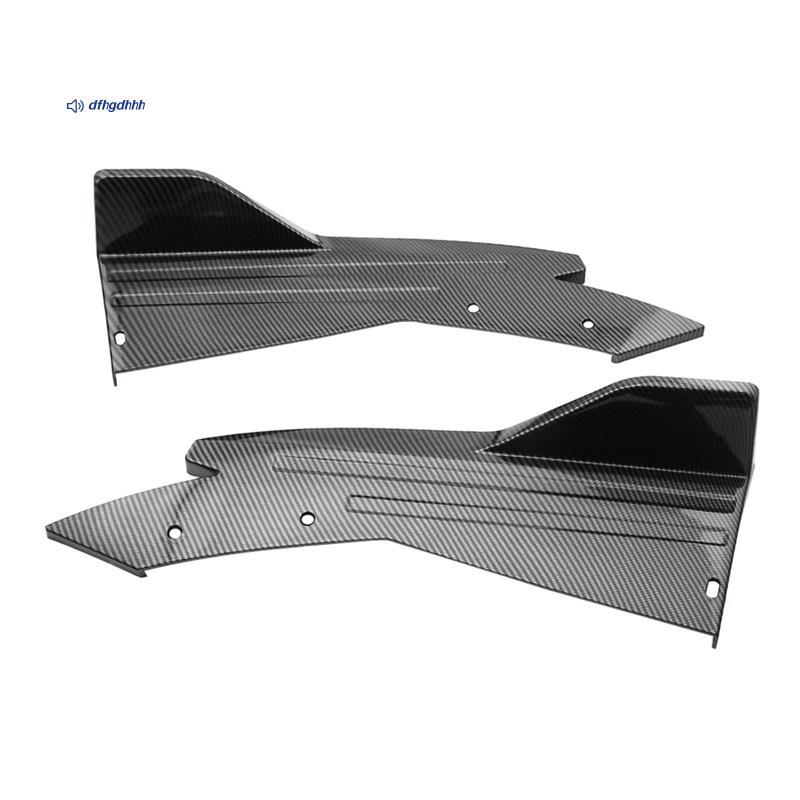 48cm Protetor De Para-Choque Traseiro Canards Divisor Saia Lateral Guarda Corpo Kits Capa Adesivo Acessórios De Ajuste D