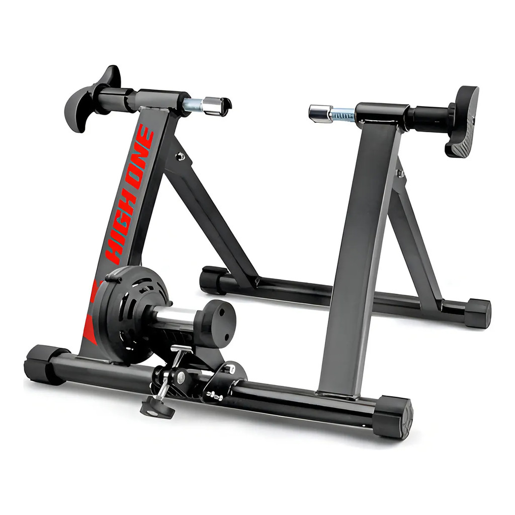 Rolo de Treinamento Bike High One Magnético C/ Apoio de Roda em Oferta na Shopee