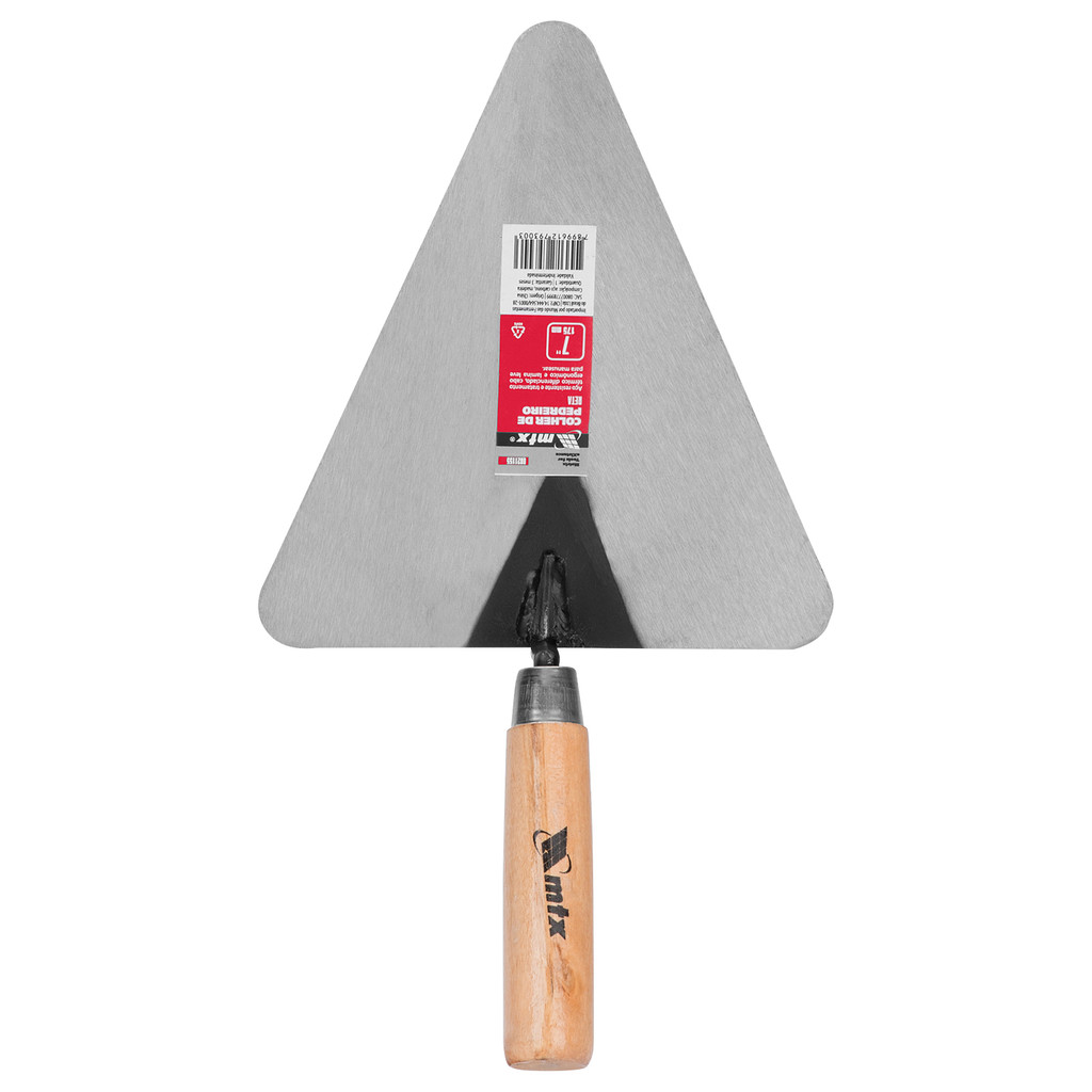 COLHER DE PEDREIRO RETA, CABO DE MADEIRA, 7POL., 175MM, 1PC // MTX em Oferta na Shopee