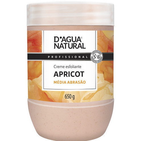 Creme Esfoliante Apricot Médio Abrasão  D’água Natural 650G