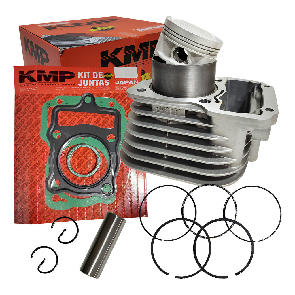Kit Motor Cilindro Honda CG Titan 125 2002 a 2008 NXR Bros 125 03/05 CG 125 Fan 05/08 KMP em Oferta na Shopee