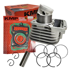 Kit Motor Cilindro Honda CG Titan 125 2002 a 2008 NXR Bros 125 03/05 CG 125 Fan 05/08 KMP