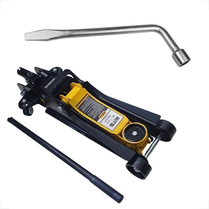 Macaco Jacare Hid 2,5 Ton + Chave Roda Tipo L 19mm Veiculos