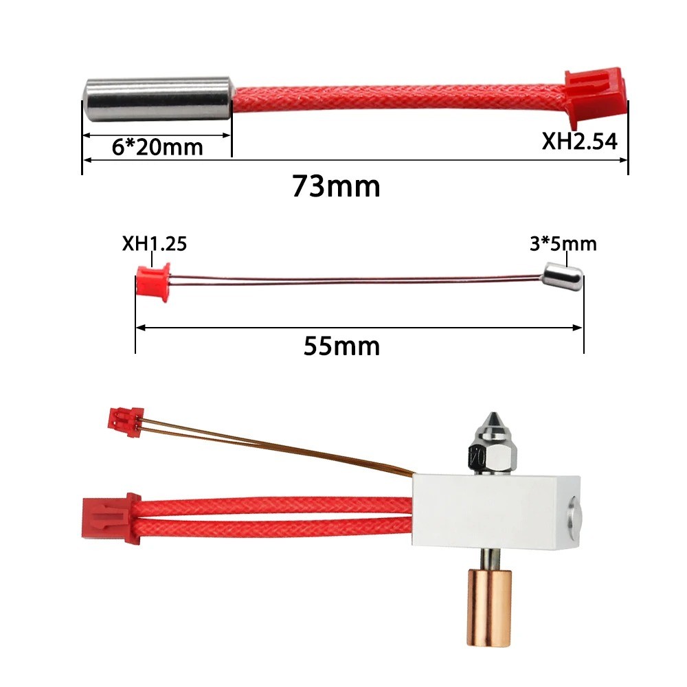 Creality Termistor Sensor Temp Ender-3 S1/ender-3 S1 Plus CR10 Smart em Oferta na Shopee