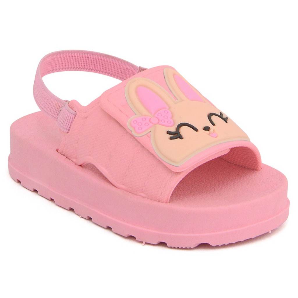 Chinelo Bebê Menina Com Elástico Slide Drip Ajustável Confortável em Oferta na Shopee