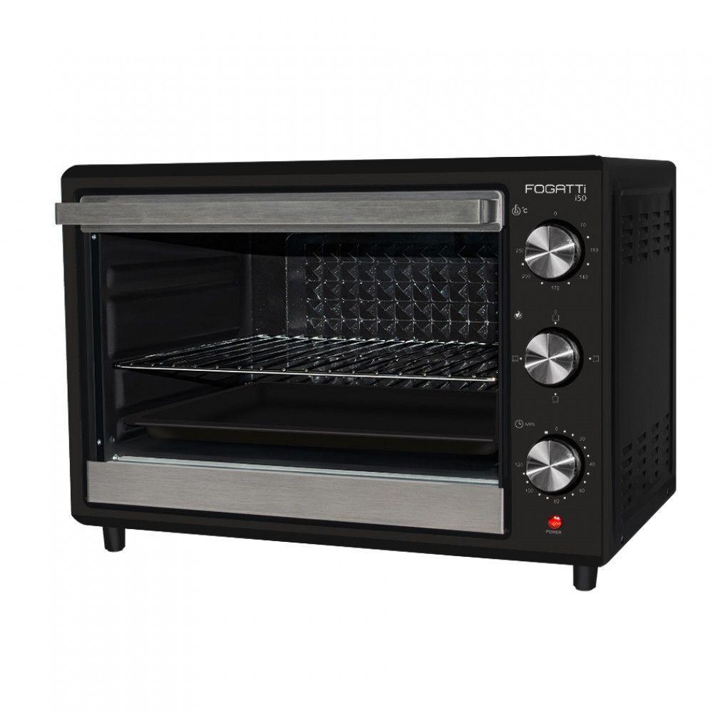 Forno Elétrico De Bancada 50Litros Fogatti Black I50Preto 220V em Oferta na Shopee