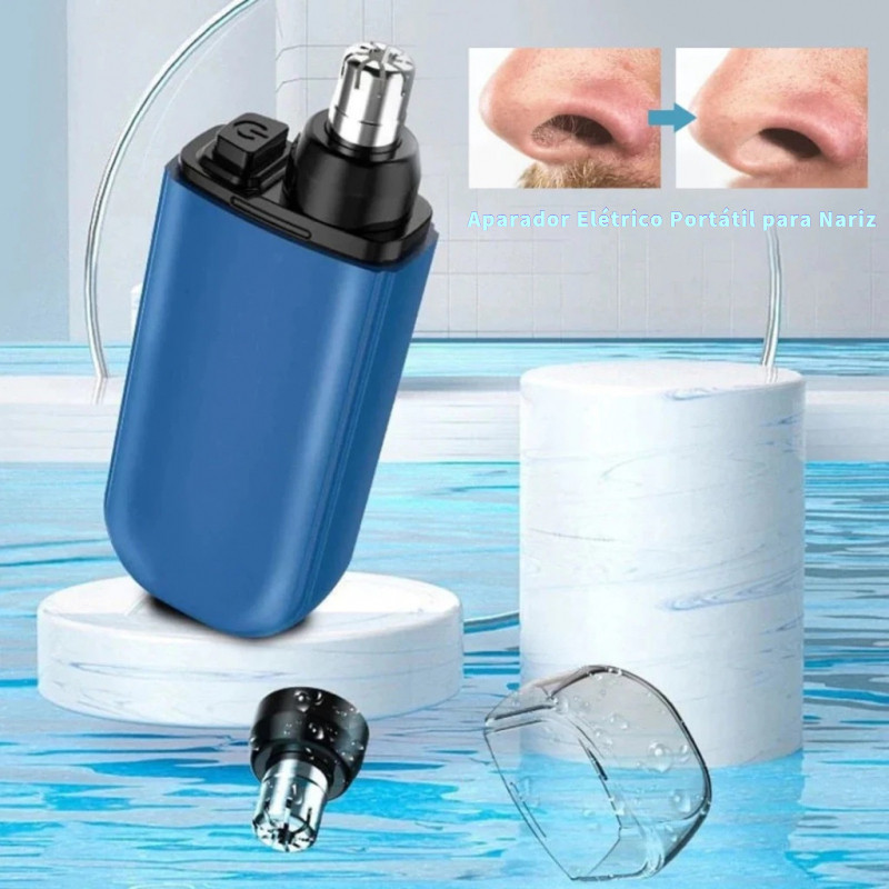 Aparador de Pelos Nasal Elétrico Mini Portátil - Ideal para Rosto e Orelha em Oferta na Shopee