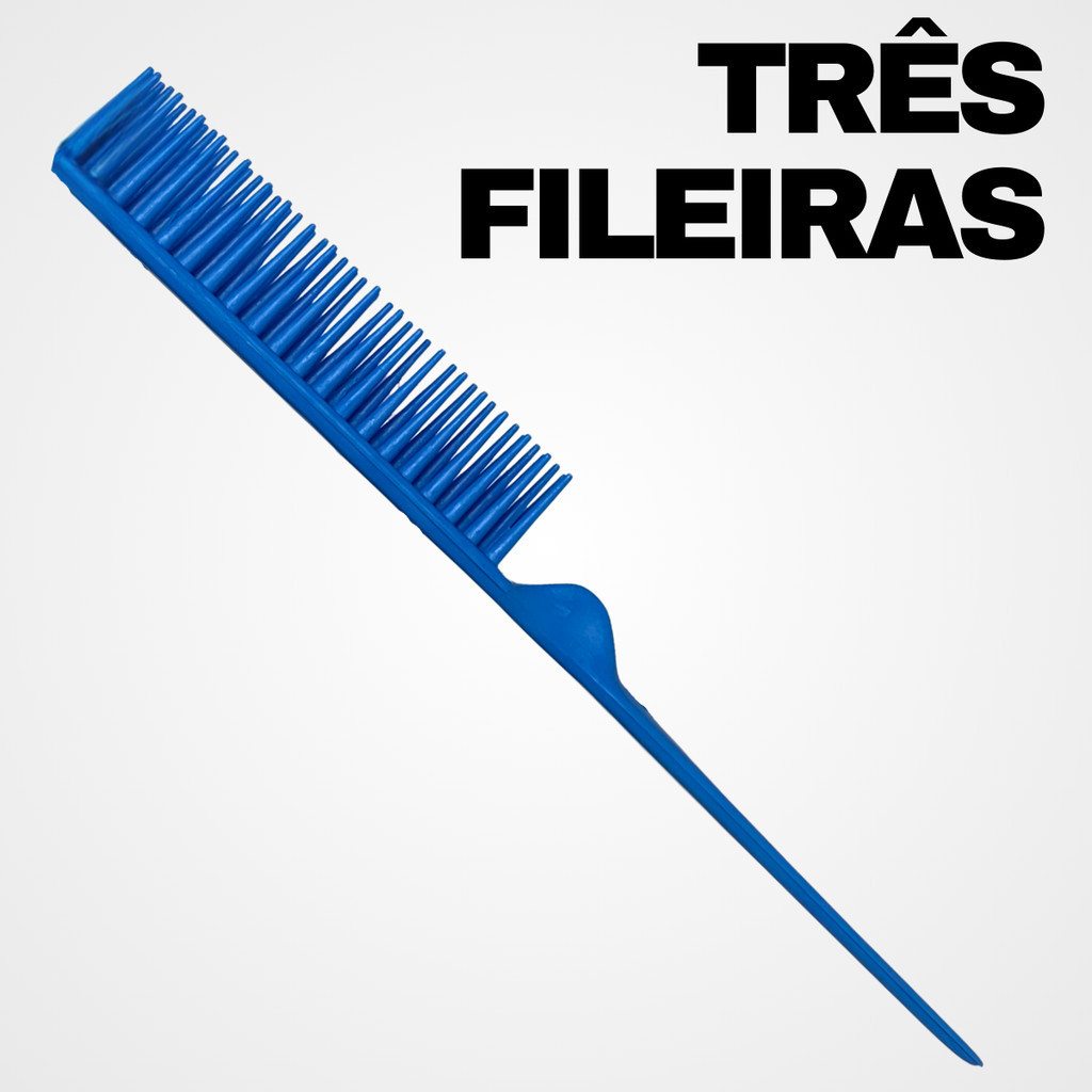 Pente 3 Fileiras  Finalização  Definição Capilar em Oferta na Shopee