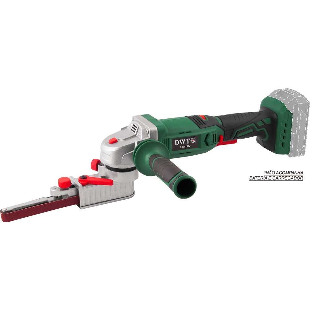 Lixadeira de cinta, bateria intercambiável de 18 V, sem bateria e sem carregador, ILCD 1812 DWT