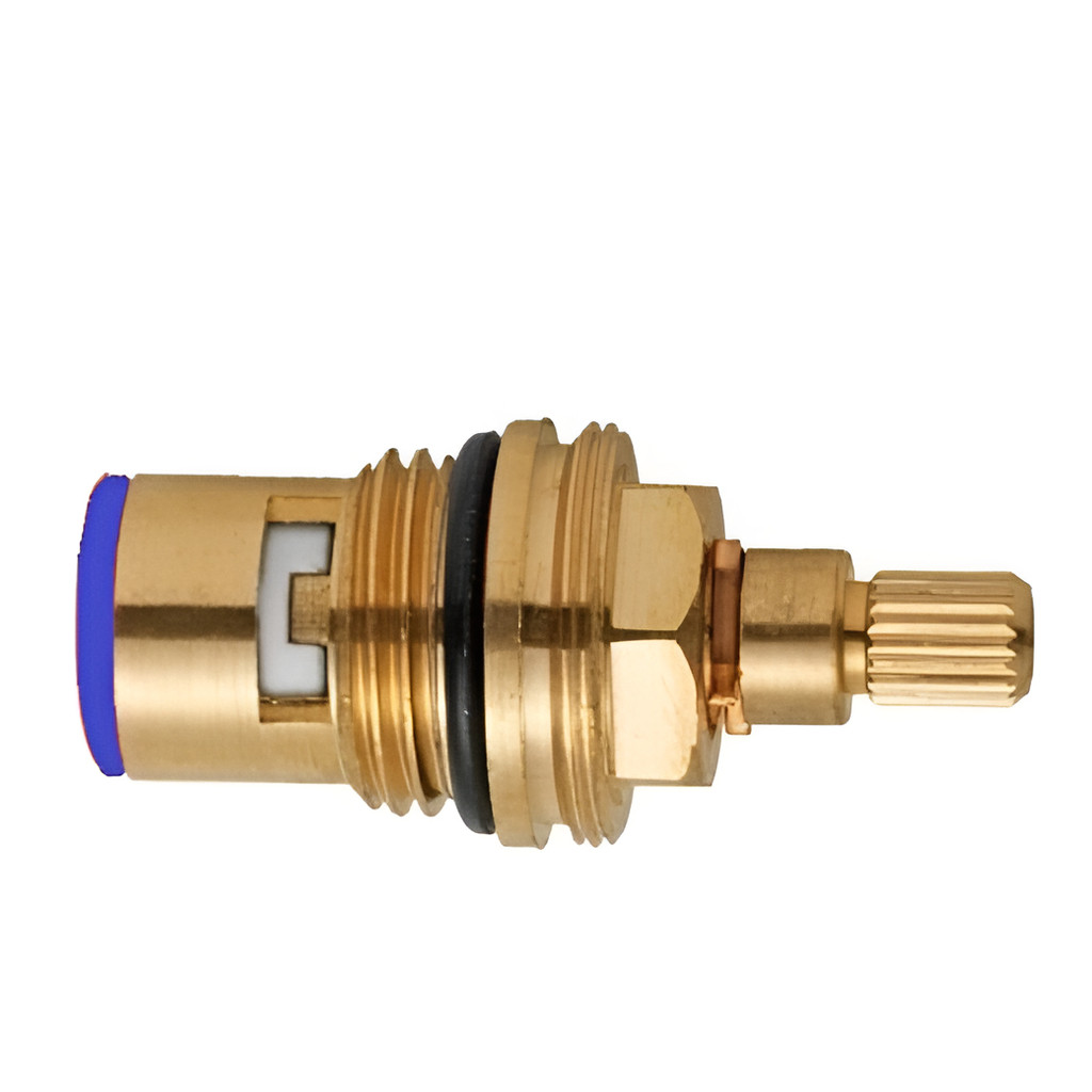 Reparo Torneira Misturador 1/4 de Volta Mvc Fechamento Anti Horario Acabamento Latão Cor Azul Docol