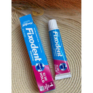 Fixador de Prótese Dentária Fixodent 40g – 100% original Fixação Forte e Conforto envio imediato em Oferta na Shopee