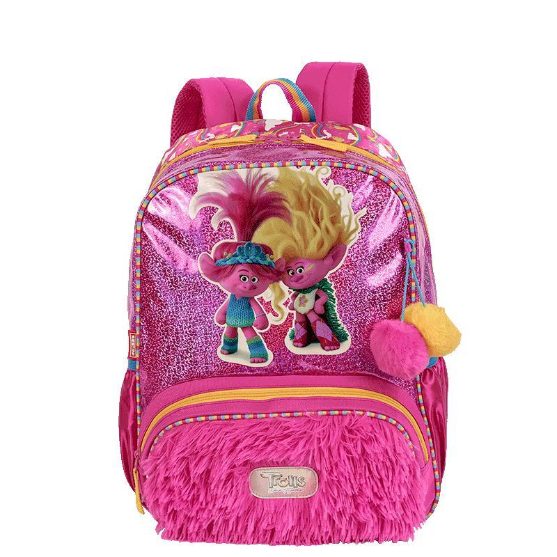 Mochila Grande Trolls Sisters - Colorido em Oferta na Shopee