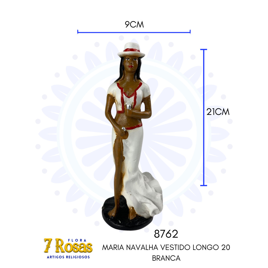 MARIA NAVALHA VESTIDO LONGO 20 BRANCA
