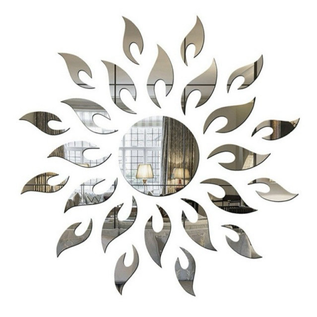 Kit Espelhos Decorativos Acrílico Sol, decoração, lembrancinhas, artesanatos em Oferta na Shopee