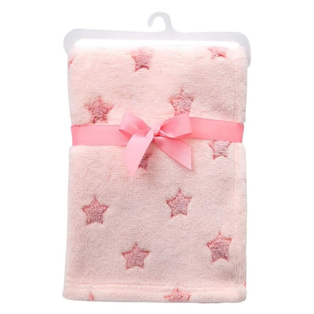 Buba Mantinha Estrelinhas Rosa +0M