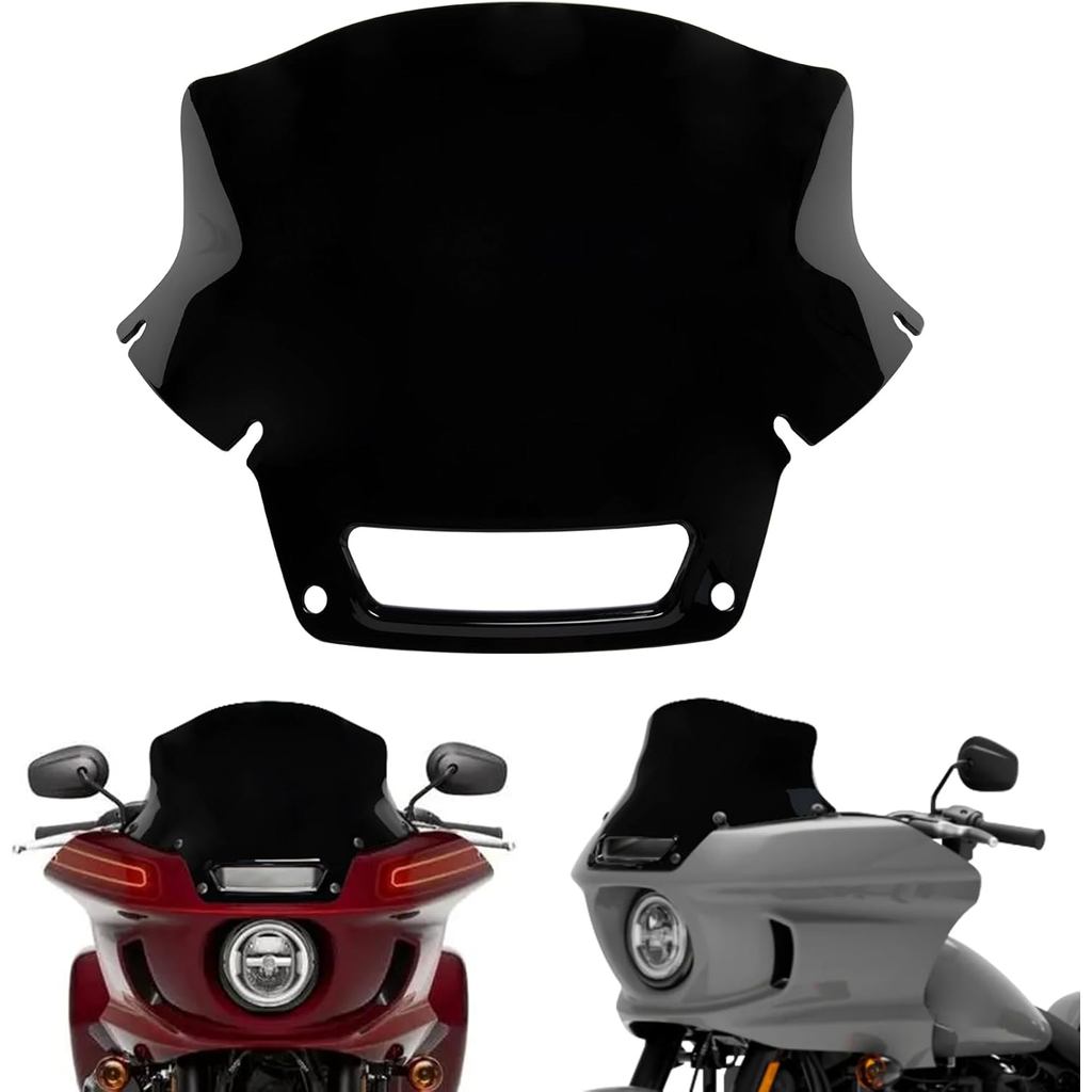Para-brisa de Motocicleta PSLER 9" - Defletor de Ar para Low Rider ST FXLRST El Diablo FXRST 2022-2024