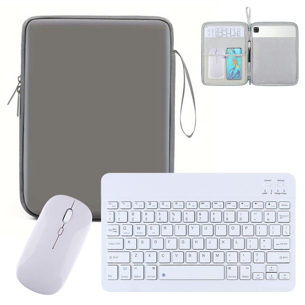 Case Bag Pasta + Teclado Bluetooth Para Tablet S10 Lite 10.9 Polegadas X406