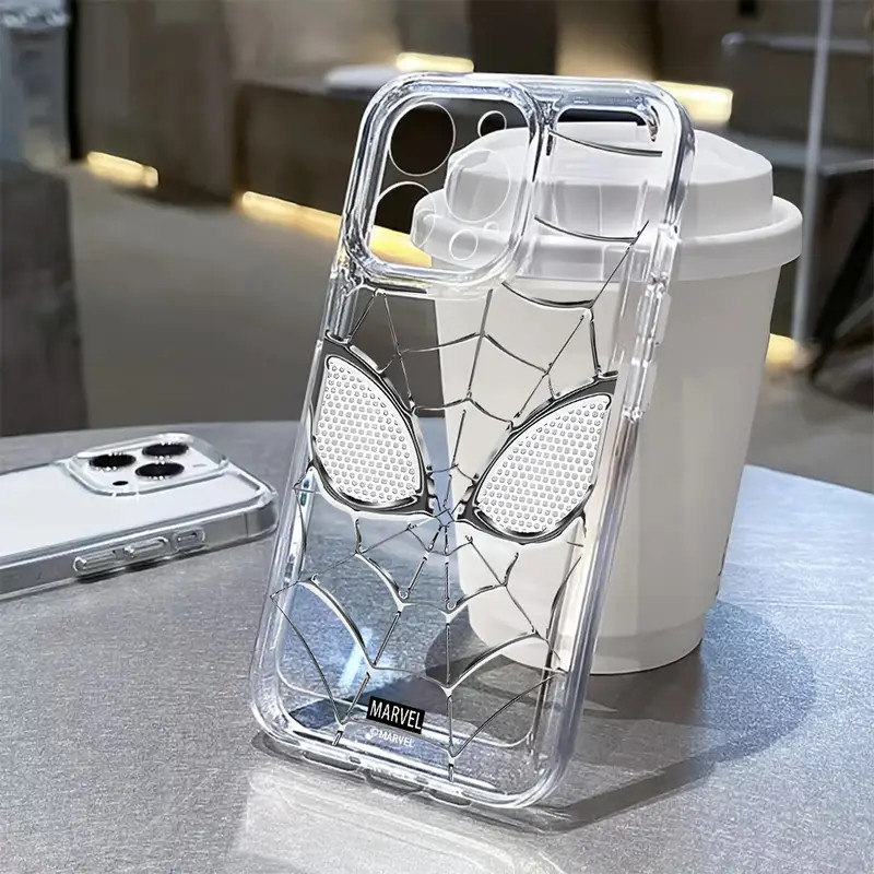 Capinha Capa Material transparente TPU Homem-Aranha Samsung A04 A05 A15 A23 A32 A34 A35 A50 A52 A55 A72