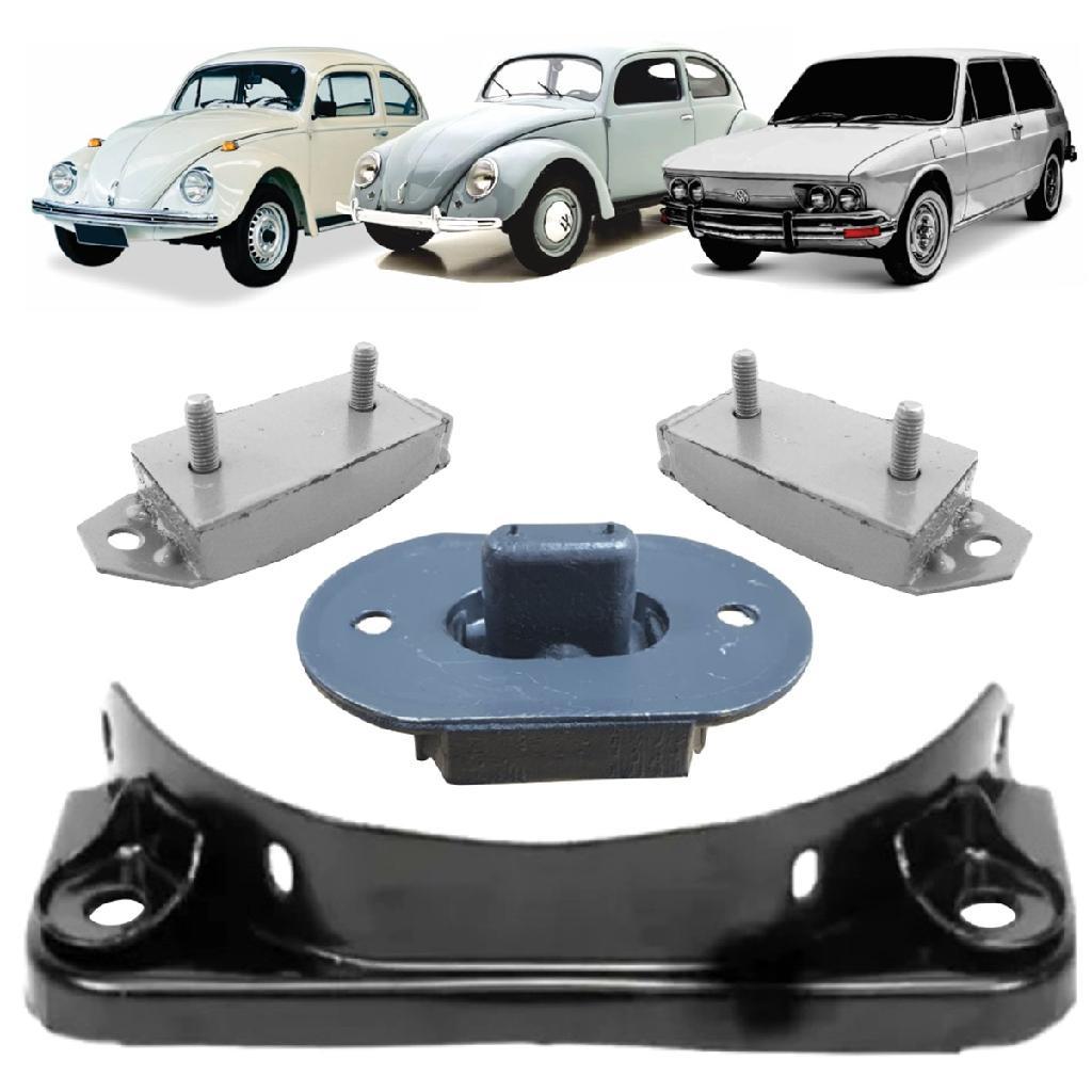 Kit Calço Do Coxim Travessa Motor Câmbio Fusca Brasília Variant TL