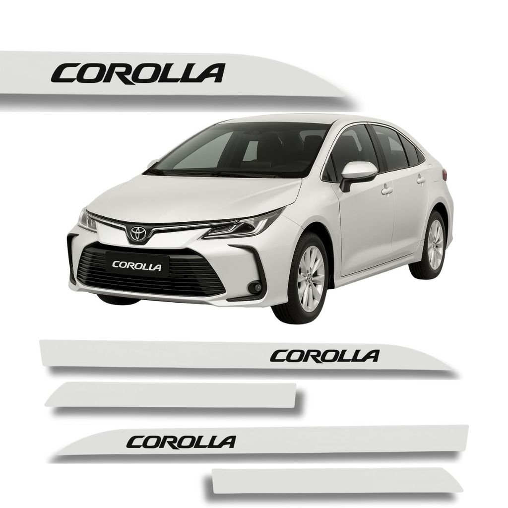 Friso Protetor Toyota Corolla Branco Pérola 2009 à 2022